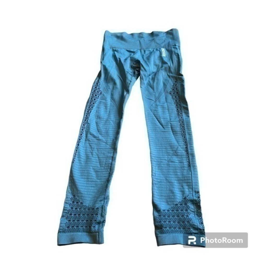 Blue Gymshark seamless leggings